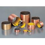 High Precision Oilless Bushing All Oiles Bronze Bearing , Oil Free Bushings for sale