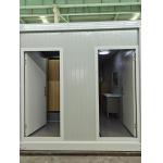 Dual Compartment Mobile Toilet Container Stainless Steel Eco Friendly for sale