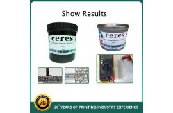 China Ceres Screen Printing Conductive Ink Carbon Black Security YT 581 Silver supplier