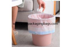 China HDPE LDPE Plastic Drawstring Garbage Trash Bags supplier