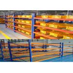 Custom Industrial Rolling Shelves , Garage Storage Carton Flow Rack Systems Plastic