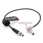 Z CAM E2 Flagship Rotatable Right Angle 2 Pin to Straight Lock DC Power Cable for Atomos Shinobi Ninja V OSEE G7 Monitor for sale