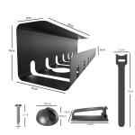 Functional Design Powder Coating Cable Duct Tray for Under Desk/Table Cable Management for sale