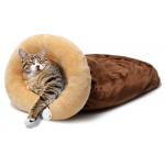 Fleece Warm Covered Cat Snuggle Sack Indoor For Cold Weather for sale