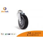 Long Way 4 5 Inch Double Ball Bearing TPR Shopping Trolley Caster Wheels for sale