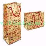 luxury paper wine   bag for sale