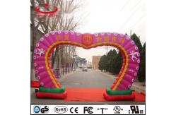 China 3m Outdoor Inflatable Finish Line Arch Customize Logo With Air Pump supplier
