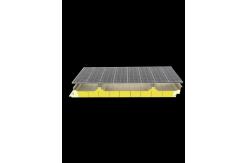 China Fire Resistance 80mm Glass Wool Sandwich Panel Modern Design Style supplier