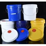 Lightweight Round Plastic Oil Bucket For Storing And Transporting for sale