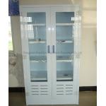 Polypropylene Laboratory Storage Cabinets White Color Acid Resistant for sale