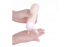 China 89ML Silicone Travel Bottles Set with Suction Cup , Shampoo Lotion Conditioner supplier