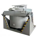 Rotary Metal Melting Induction Furnace 2000kgs For Aluminum Scraps for sale