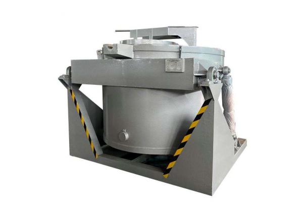 Rotary Metal Melting Induction Furnace 2000kgs For Aluminum Scraps