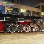 Playground Exhibition Plaza Decorative Metal Train Rust Resistance