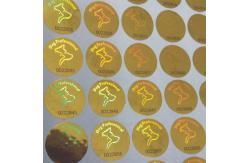 China Round Shape Security Hologram Stickers , Genuine Hologram Stickers supplier