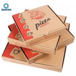 Flat Carton Pizza Folding Custom Food Packaging Boxes for sale