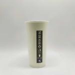 Disposable Custom Logo Printed PE / PLA Coated Coffee Juice Paper Cup With Lid