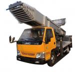 JMC Truck 4x2  36 Meters Ladder Truck With 4 Hydraulic Leg for High Altitude Operation for sale