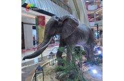 China Animatronic Animal Replicas Animatronic Elephant For Theme Park Decoration supplier