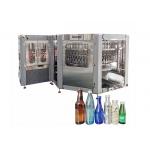 Automatic Rotary 3 In 1 Glass Bottle Beer Can Filling Machine for sale