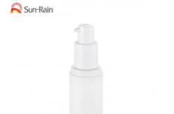 China White Airless Cosmetic Bottles Sr2109b , Pp Smooth Empty Lotion Bottles supplier