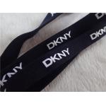 Black Underwear Elastic Band With Printing White Silicone Logo Environmental Protection