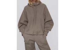 China Cotton Cardigan Pullover Sweater Hoodies Plus Size Women'S Embroidered Sweatshirts supplier