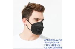 China Anti Virus N95 Face Mask Folding Non Woven Material With Breathing Valve supplier