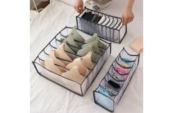 China Closet Foldable Underwear Storage Box For Bra And Panty Organizer supplier