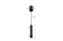 China Black Plated Art Wire Hanging Display Systems For Art Exhibition YW86466 supplier