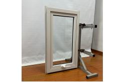 China Double Tempered Glass Aluminium Awning Windows Customized Product supplier