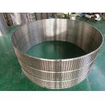 Smooth Edge Treatment Wedge Wire Baskets with High Weave Density for sale
