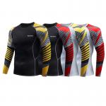 Multiple Color Mens Rash Guard Shirts Bulk Stain Repel Vented Airflow Unique Design for sale