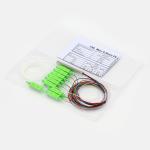 ISO9001 PVC G657A1 0.9mm Fiber Optic PLC Splitter for sale