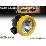 Underground 0.93w Cordless Led Mining Cap Lamp 13 Hours Continue Working Time for sale