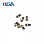 Oxidized Blackening Q195 Hexagon Head Screw Black Hex Bolts M3 7.7mm for sale