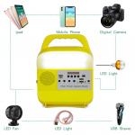 3PCS LED Solar Panel Lighting Kits Solar Emergency System SRE685