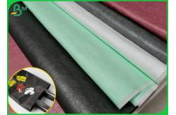 China Recycled Soft Waterproof fabric Paper Roll With PU Material Coated supplier