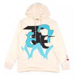 Fashion 100% Cotton Plain Oversized Pullover Hoodie knitted For Ladies for sale