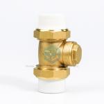 Vertical PPR Double Union Non Return Valve for Water Meter Free Sample for sale