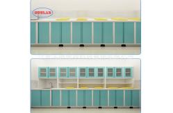 China Full Steel Wall Mounted Hospital Operation Room Disposal Cabinet Three Section Slider supplier