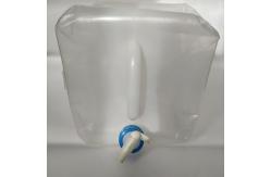China Camping 20 Litre Collapsible Jerry Can Never Leaking Foldable LDPE With Handle supplier