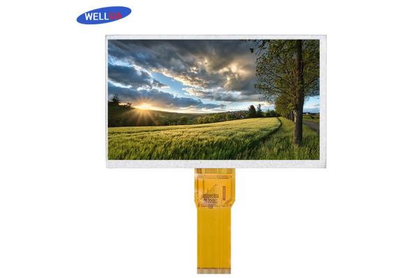 WellDa Car LCD Display Car Tft LCD Monitor 7 Inches 800x480