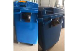 China 240 Litre Mobile Trash Dumpster Large Plastic Dustbin Logo Customized supplier