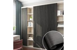 China Moisture Proof Faux Wood Grain Wallpaper 100m Peel And Stick Removable Wallpaper supplier
