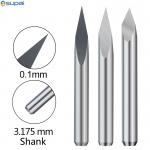 Solid Carbide V Cutter Engraving Tools Hardness Workpieces Machining  with 2/4 Flutes for sale