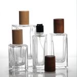 Luxury Custom Logo Crystal Shape Refillable Spray Glass Perfume Bottle