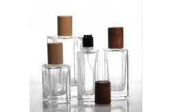 China Luxury Custom Logo Crystal Shape Refillable Spray Glass Perfume Bottle supplier