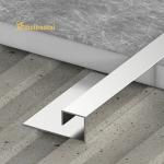 304 SS Customized Profile Stainless Steel Corner Tile Trim 10FT for sale