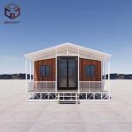Grade 8 Earthquake Resistance Luxury Prefabricated House with Customizable Roof Design